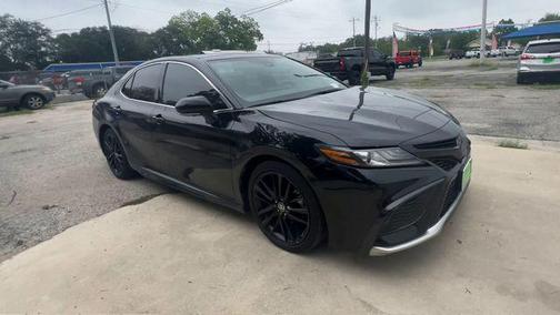 Midnight Black Metallic 2023 Toyota Camry XSE