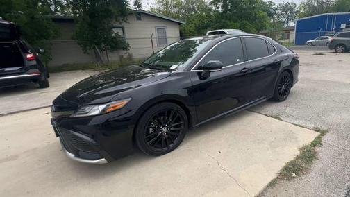 Midnight Black Metallic 2023 Toyota Camry XSE