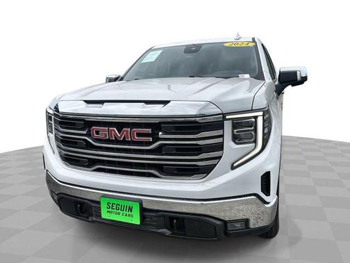 Summit White 2024 GMC Sierra 1500 SLT