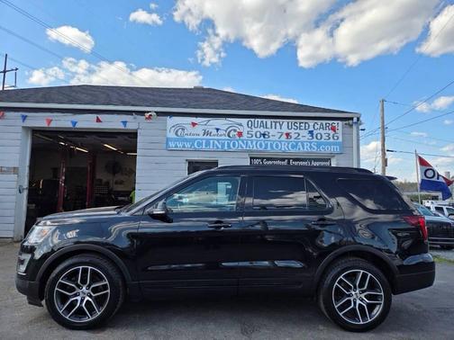 White Platinum Metallic Tri-Coat 2016 Ford Explorer Sport