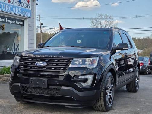 White Platinum Metallic Tri-Coat 2016 Ford Explorer Sport