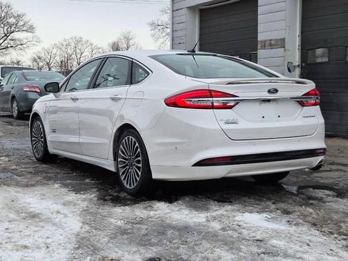 White 2017 Ford Fusion Energi Titanium