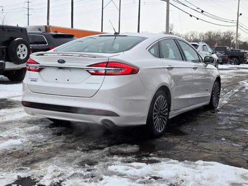 White 2017 Ford Fusion Energi Titanium