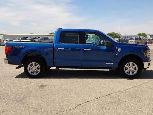 Blue 2024 Ford F-150 XLT