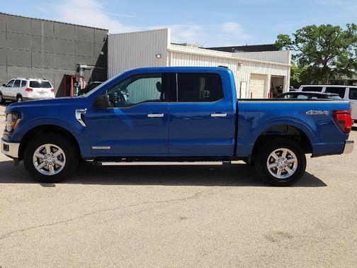 Blue 2024 Ford F-150 XLT