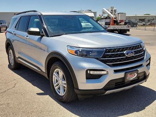 Iconic Silver 2023 Ford Explorer XLT