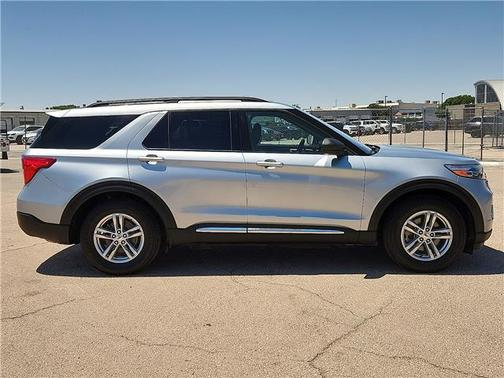 Iconic Silver 2023 Ford Explorer XLT
