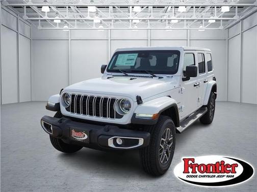 Bright White 2024 Jeep Wrangler Sahara SUV