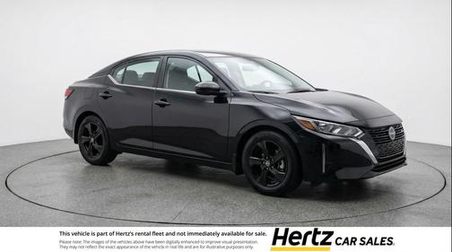 Super Black 2025 Nissan Sentra SV