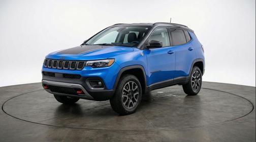 Hydro Blue Pearlcoat 2025 Jeep Compass Trailhawk