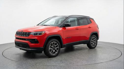 Red Hot Pearlcoat 2025 Jeep Compass Trailhawk