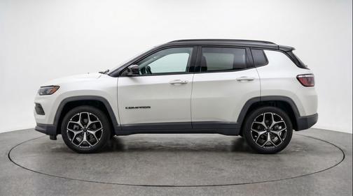 Bright White Clearcoat 2025 Jeep Compass Limited