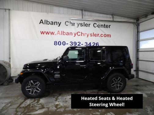 Black 2024 Jeep Wrangler Sahara