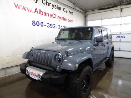 Blue / Gray 2014 Jeep Wrangler Unlimited Sahara