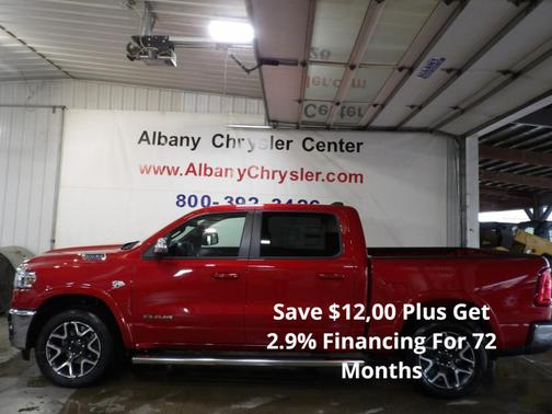Molten Red Pearlcoat 2026 RAM 1500 Laramie