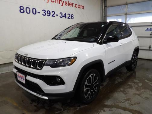 White 2023 Jeep Compass Limited