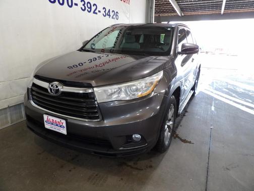 Gray 2014 Toyota Highlander XLE