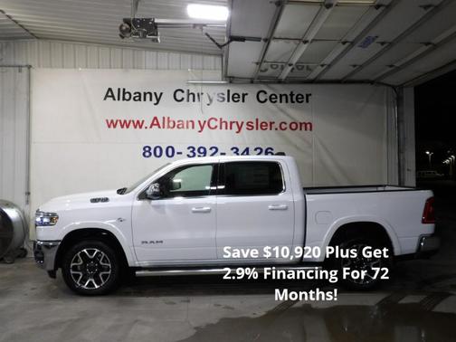 Bright White Clearcoat 2026 RAM 1500 Laramie