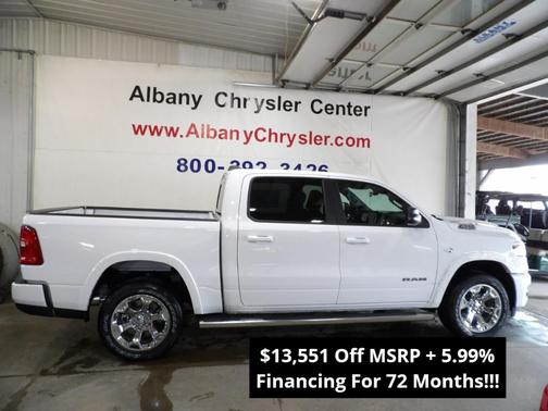 Bright White Clearcoat 2026 RAM 1500 Big Horn