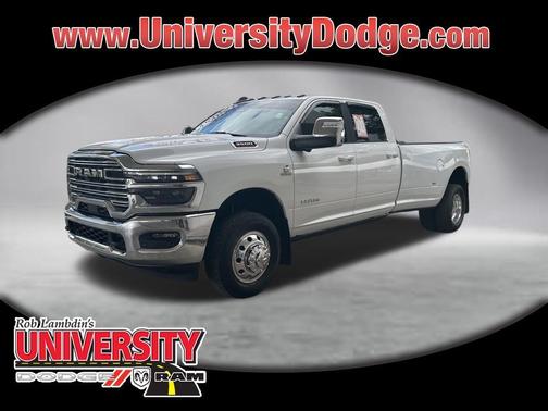 Bright White Clearcoat 2025 RAM 3500 Laramie