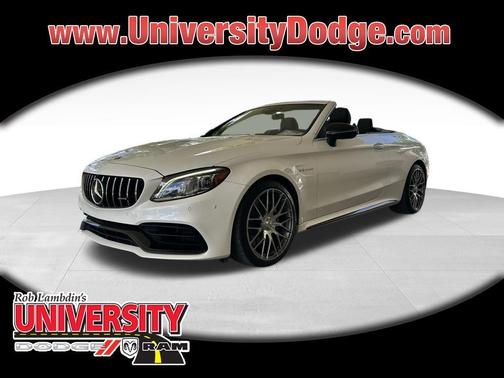designo Diamond White Metallic 2020 Mercedes-Benz AMG C 63 Base