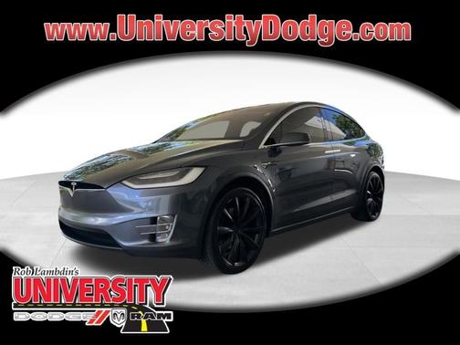 Gray 2018 Tesla Model X 75D