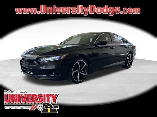 Black 2022 Honda Accord Sport 1.5T