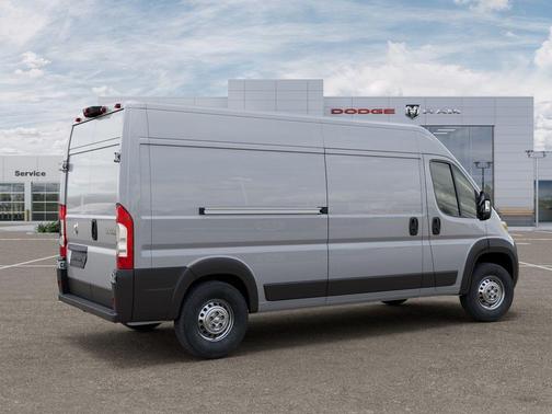 Bright Silver Clearcoat Metallic 2026 RAM ProMaster 2500 High Roof