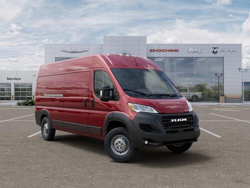 Deep Cherry Red 2026 RAM ProMaster 2500 High Roof