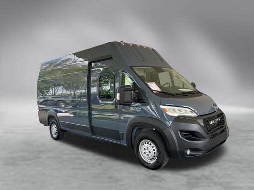Blue 2024 RAM ProMaster 3500 Delivery Van BEV Super High Roof