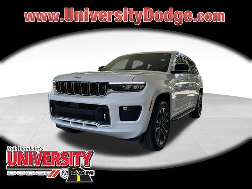 Bright White Clearcoat 2025 Jeep Grand Cherokee L Overland
