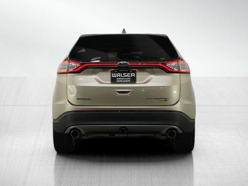White Gold Metallic 2017 Ford Edge Titanium