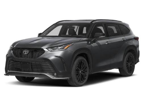 Midnight Black Metallic 2025 Toyota Highlander XSE