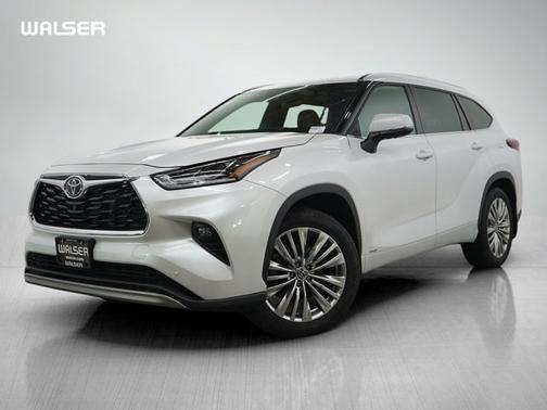 Wind Chill Pearl 2026 Toyota Highlander Hybrid Hybrid Platinum