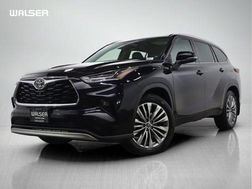 Midnight Black Metallic 2021 Toyota Highlander Platinum
