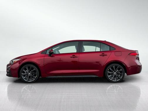 Ruby Flare Pearl With Midnight Black Metallic Roof 2026 Toyota Corolla SE