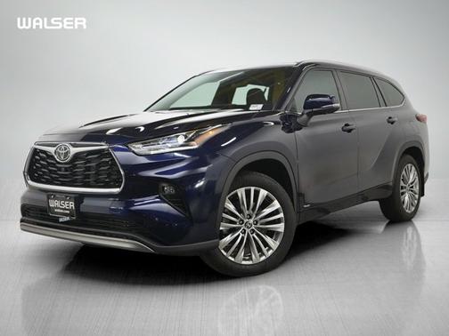 White 2025 Toyota Highlander Hybrid Hybrid Platinum