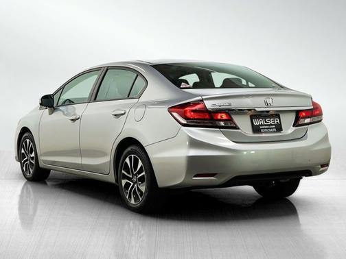 Alabaster Silver Metallic 2015 Honda Civic EX