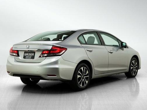 Alabaster Silver Metallic 2015 Honda Civic EX