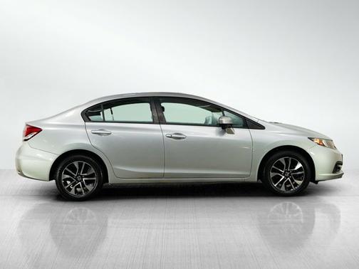 Alabaster Silver Metallic 2015 Honda Civic EX
