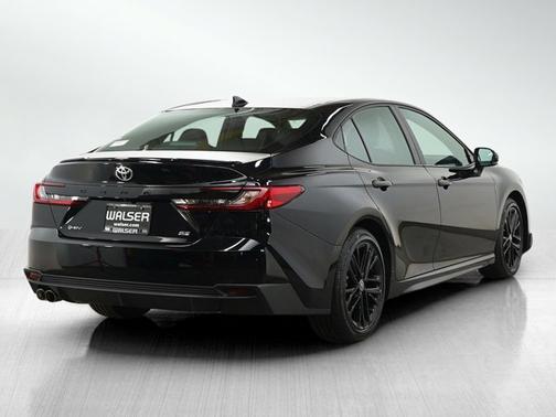 Midnight Black Metallic 2025 Toyota Camry SE