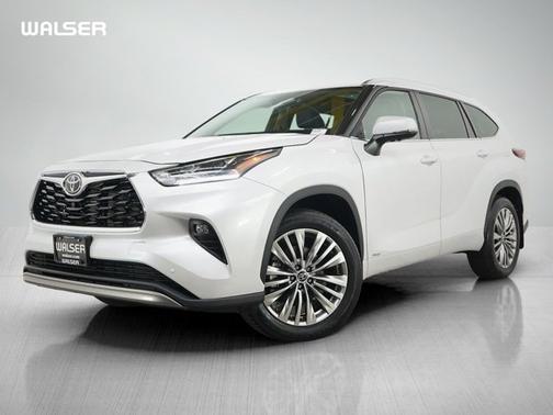 Wind Chill Pearl 2026 Toyota Highlander Hybrid Hybrid Platinum
