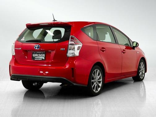 Absolutely Red 2015 Toyota Prius v Five