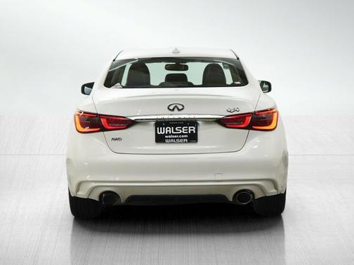 Pure White 2020 INFINITI Q50 3.0t LUXE