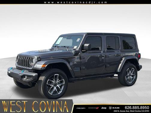 Granite Crystal Metallic Clearcoat 2024 Jeep Wrangler 4xe Sport S