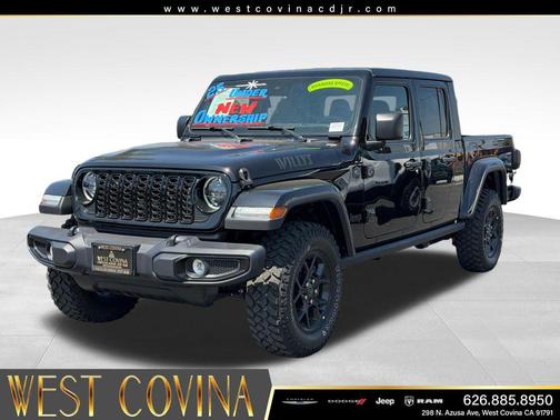 Black Clearcoat 2025 Jeep Gladiator Willys