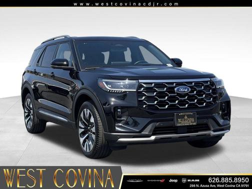AGATE BLACK METALLIC 2025 Ford Explorer Platinum