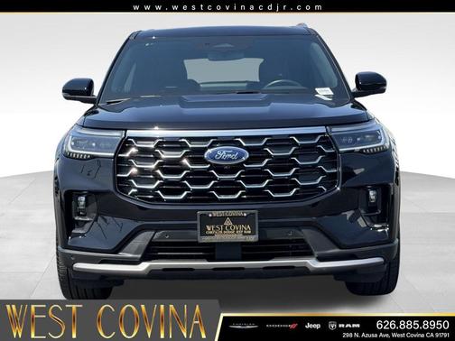 AGATE BLACK METALLIC 2025 Ford Explorer Platinum