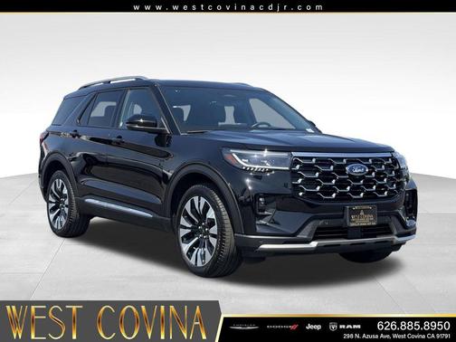 AGATE BLACK METALLIC 2025 Ford Explorer Platinum