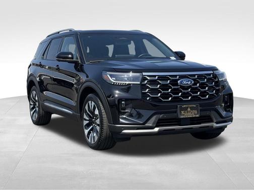 AGATE BLACK METALLIC 2025 Ford Explorer Platinum
